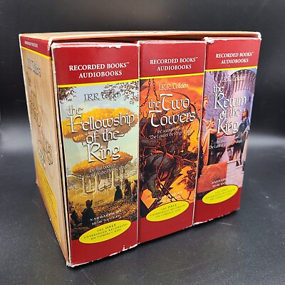 #ad The Lord of the Rings Trilogy J. R. R. Tolkien Audiobook Boxed Set 46 CDs $76.19