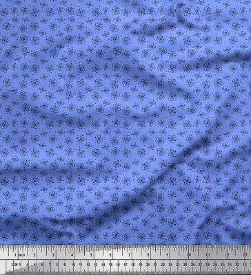 #ad Soimoi Cotton Poplin Fabric Dots amp; Star Decor Fabric Printed metre Mcp AU $13.50