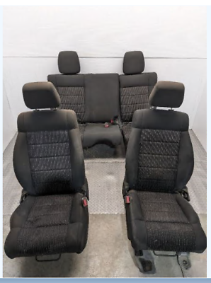 #ad 2007 2010 Jeep Wrangler JK 4 Door OEM Driver Passenger Seat Set Complete $500.00