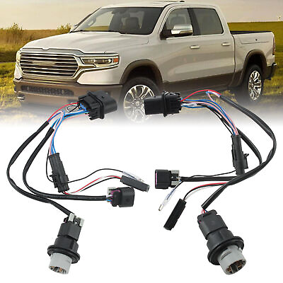 #ad #ad For Headlight Wiring Conversion Adapter 2013 2018 Ram 1500 2500 3500 810003 $62.53