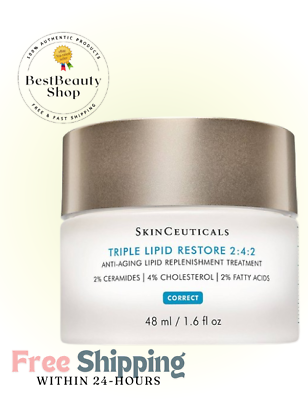 #ad SkinCeuticals Triple Lipid Restore 1.6 oz Face Cream 2:4:2 48ml Sealed New Box $48.98