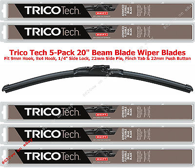 5 Pack 20quot; Beam Blade Wiper Blades Trico 19 200 x 5 19 200WD5 Bulk Master Pack $49.96