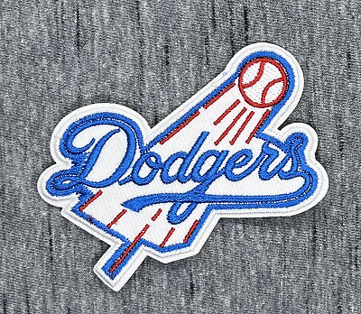 #ad LOS ANGELES DODGERS EMBROIDERED IRON ON PATCH 2.5” X 3” FREE SHIPPING $4.99