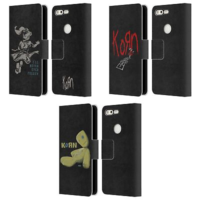 #ad OFFICIAL KORN GRAPHICS LEATHER BOOK WALLET CASE COVER FOR GOOGLE PHONES $22.95