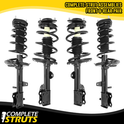 #ad Front amp; Rear Quick Complete Strut Assemblies 2008 2013 Toyota Highlander AWD $286.97