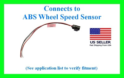 #ad ABS Wheel Speed Sensor Connector Harness Plug Pigtail Wiring fits Dodge Chevy $19.99