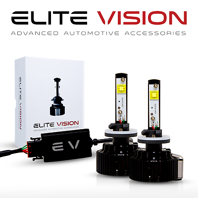 #ad Elite Vision 880 LED Headlight Bulbs Conversion Kit 6000K White Fog Light Bulb $89.99