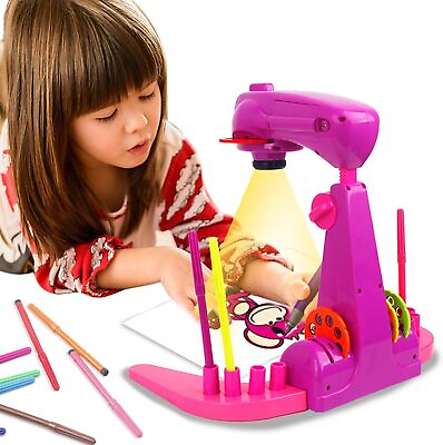 #ad Drawing Projector For Kidsintelligent Draw Projector Toy Machine With 4 Patters $51.90