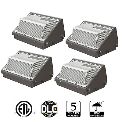 4Pcs 120W Led Wall Pack Light Industrial Commercial Outdoor Security Light 5000K $262.48
