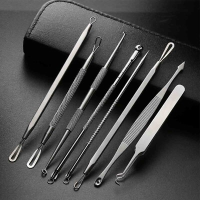 #ad Pimple Popper Blackhead Remover Tool Kit Comedone Acne Spot Zit Extractor Tools $8.50