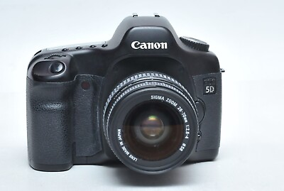 #ad Canon EOS 5D Full Frame Digital SLR Camera W Sigma AF 28 70mm Lens Kit $199.00