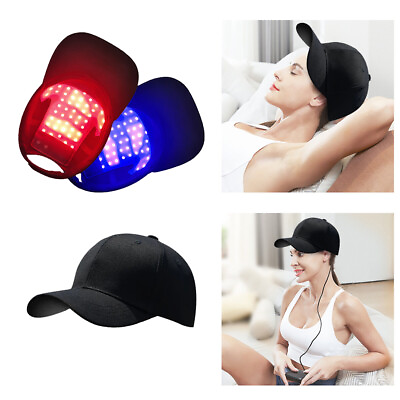 #ad 650nm Red LED Light Therapy Hat Hair growth fast Regrowth Anti Hair Loss Cap $57.99
