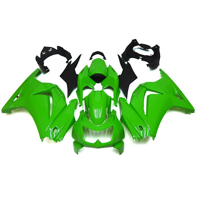#ad Green Fairings Kit For Kawasaki EX250R Ninja 250 2008 2012 Injection Bodywork $409.95