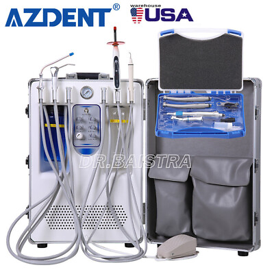 #ad Portable Dental Delivery Unit With Curing Light Ultrasonic Scaler Handpiece Kit $1055.12
