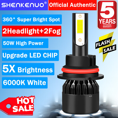 #ad For Dodge RAM 1500 2500 3500 1994 2001 LED Headlight High Low Fog Light Bulbs GB $29.99
