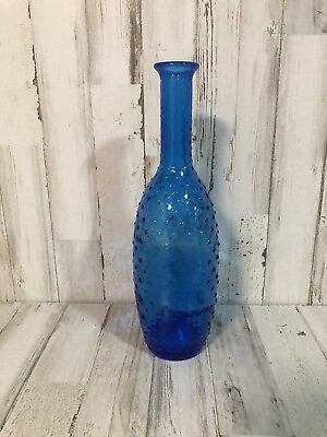 #ad Cobalt Blue 10.5quot; Glass Bud Vase $9.99