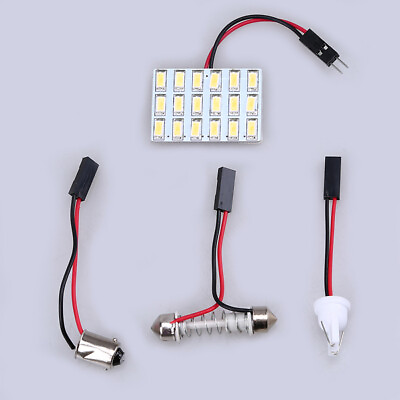 #ad 18 5630SMD LED Car Panel License Turn Signal Dome Bright Light Lamp Universal $7.09