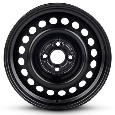 #ad New Wheel For 2015 2022 Honda Fit 15 Inch Black Steel Rim $105.05