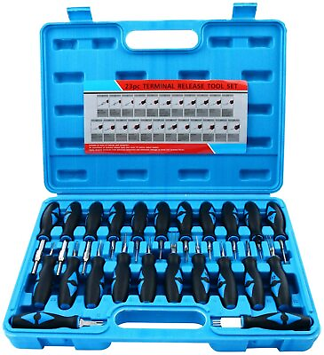 #ad 23pcs Set Universal Automotive Terminal Release Removal Remover Tool Kits New $47.88