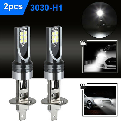 #ad 2Pcs H4 H7 H1 LED Headlight Car Fog Light Bulbs Auto Driving Running Lamps 80W $8.36
