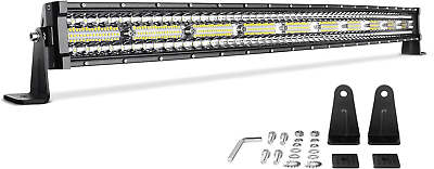 #ad LED Light Bar 42 Inch Curved 600W Triple Row 40000LM PCS Upgrated Chipset Led W $97.99