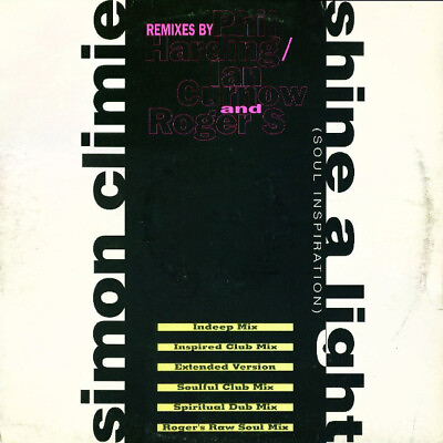 #ad Simon Climie Shine A Light Soul Inspiration Used Vinyl Record 1 J5628z GBP 16.31