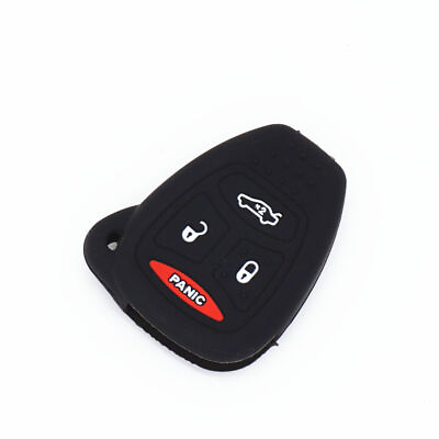 #ad 2Pcs For Dodge JEEP Chrysler Grand Cherokee 4Button Silicone Key Case Cover Fob $9.78