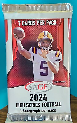 #ad 2024 SAGE Football HIGH Series BASE SILVER AUTO Complete your Set You Pick Card $39.99