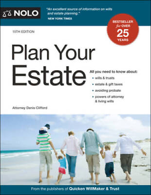 #ad Plan Your Estate Paperback By Clifford Attorney Denis GOOD $10.16
