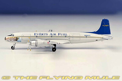 #ad AeroClassics 1:400 DC 6 Everts Air Fuel N444CE $55.95
