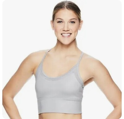 #ad Gaiam Heather Grey Sports Top Size Small $15.00