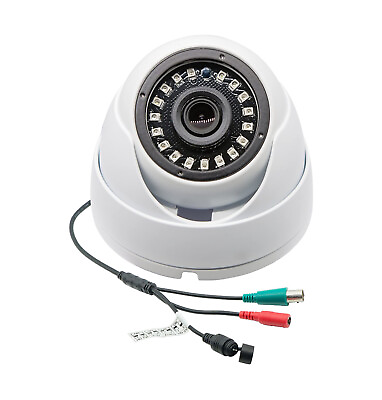 #ad 1080p HD Outdoor Indoor Night Vision CCTV Security Dome Camera with Fixed Lens $29.99