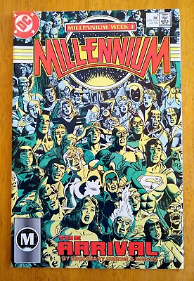 #ad Millennium #1 The Arrival Millennium Week 1 DC 1987 Comic Book Englehart Gibson $5.40