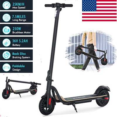 #ad Folding Electric Scooter Long Range Adult Fast Speed Safe Urban Commuter Scooter $199.00