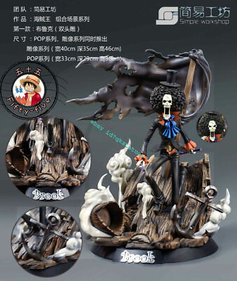 #ad Soul maker Studio One Piece BROOK 1 6 Statue Resin Figurine GK Model In Stock $489.99