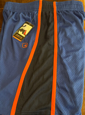 #ad NWT And 1 basketball shorts Size Large Orange Blue Drawstring $9.00