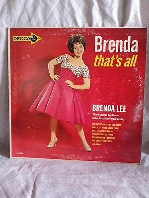 #ad Brenda Lee That#x27;S All Record Album Vinyl LP $15.00