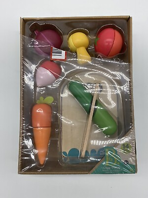#ad B. toys Wooden Toy Vegetables Chop #x27;n#x27; Play DAMAGED BOX $13.40