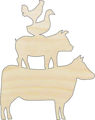 #ad Animals Laser Cut Out Unfinished Wood Craft Shape ANML2 $25.43