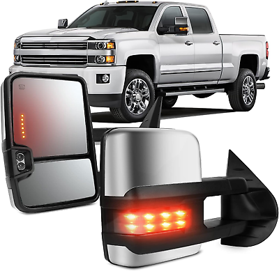#ad Rearview Mirrors Power Heated Towing Mirrors for Chevy Silverado All Models 2008 $226.99