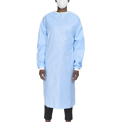 #ad Evolution 4 Disposable Non Reinforced Surgical Gown with Towel Blue Large 1 Ct $14.60