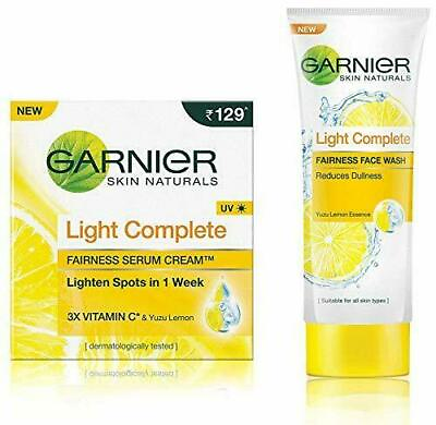 #ad Garnier Skin Naturals Light Complete Serum Cream Facewash Improves Fairness $7.63