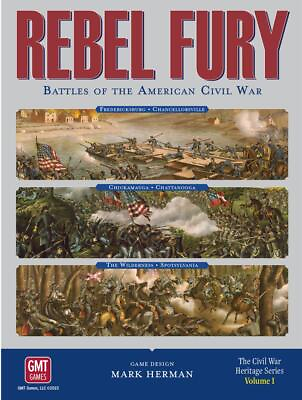 #ad GMT Games Rebel Fury: Six Battles f t Campaigns of ChancellorsvilleChickamauga $41.00