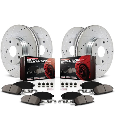 #ad K2717 Powerstop 4 Wheel Set Brake Disc and Pad Kits Front amp; Rear for Legend $378.60