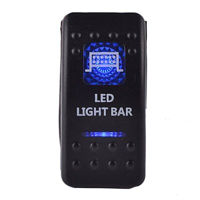 #ad #ad Car Blue LED Bar Light Toggle Switch $9.59