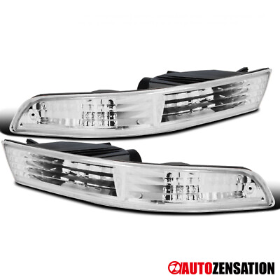 #ad Fit 1994 1997 Acura Integra Front Bumper Lights Parking Signal Lamps LeftRight $26.99