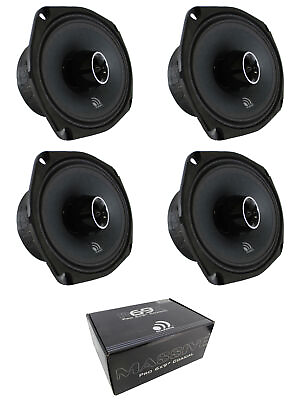 #ad 4x Massive Audio Coaxial Speakers Pro 6x9quot; 1200W 4 Ohm 2 Way P69X $149.99