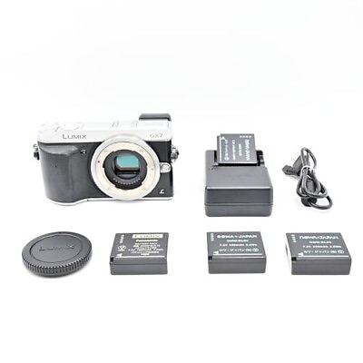 #ad EX2 w 4 Battery Panasonic DMC GX7 K Mirrorless Camera Lumix #FAST SHIPPING $295.00