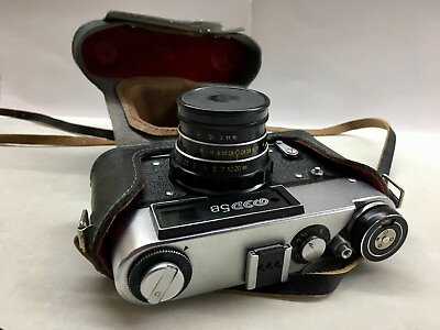 #ad USSR FED 5B Rangefinder 35mm Camera INDUSTAR 61 L D 50mm Lens $79.99