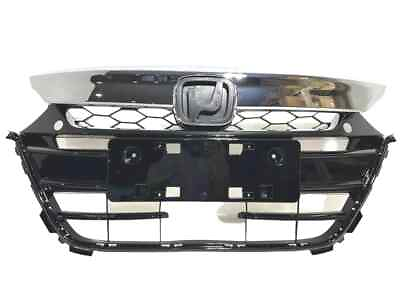 #ad For 2018 2020 Honda Accord Front Bumper Grille With Sensor Holes License Holder $129.15